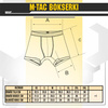 M-Tac - Tactical Boxer Shorts 93/7 - Black - 70009002