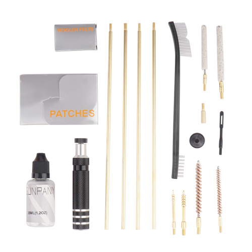 GunPany - Airgun Cleaning Kit 4.5/5.5 mm - 19 items - Orange - SCCK-10