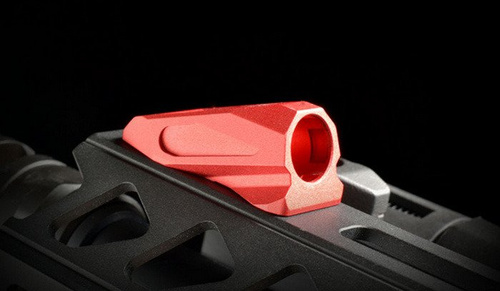 Strike Industries - Link Angled KeyMod / M-LOK QD Mount - Red - SI-LINK-AQD-RED
