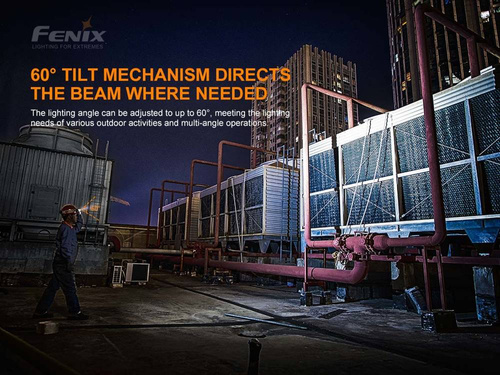 Fenix - LED Headlamp 25R V2.0 with 5000 mAh Battery - 1600 lumens - HP25R V2.0