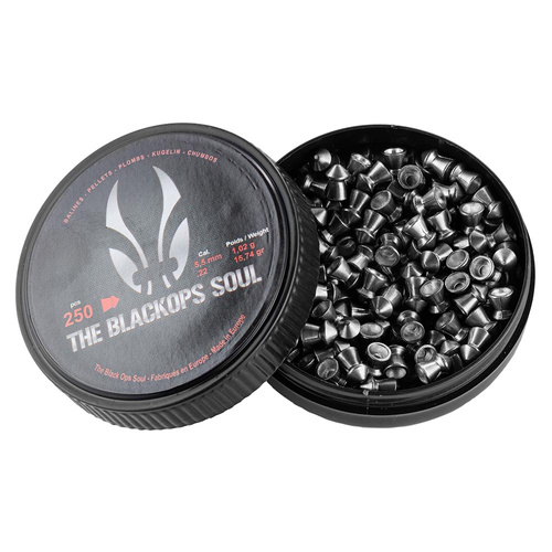 Black Ops - Air Rifle Pellets - 5.5 mm Diabolo - 250 pcs - Pointed - PB304