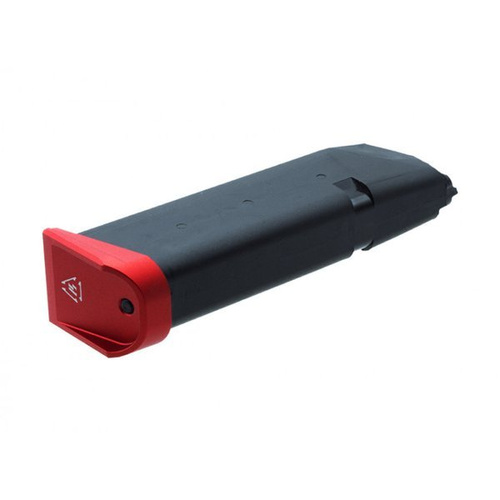 Strike Industries - Aluminum Mag Base Plate for Glock - Red - SI-G-ALBP-RED
