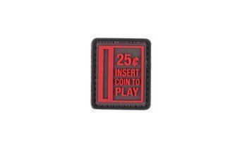 101 Inc. - 3D Patch - Insert Coin to Play - Red - 444130-7147