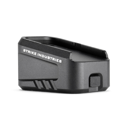 Strike Industries - Magazine Foot EMP LED for Glock with Flashlight - Black - SI-EMP-LED-BK