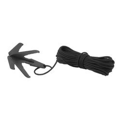 EDCX - Grappling Hook with Paracord 15 m  - Black - 3308