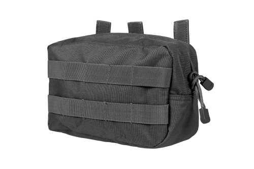 GFC Tactical - Horizontal Medium Cargo Pouch - Black - GFT-19-019550