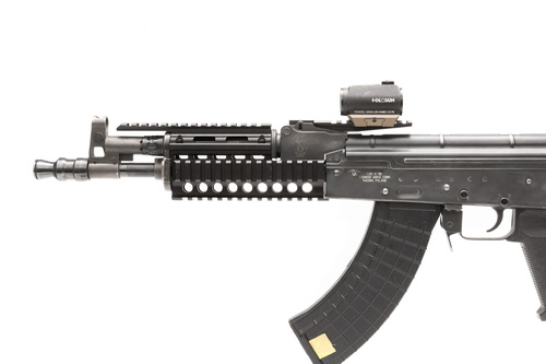 SVRN - RIS / Picatinny Hand Guard for AK - Aluminum - Black - SVRN-AK-HGR-01