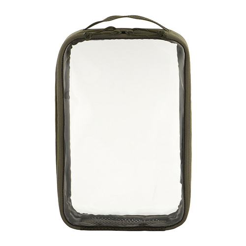 M-Tac - Elite Large Clear Pouch - 30 x 19 cm - Ranger Green - 10147023-L