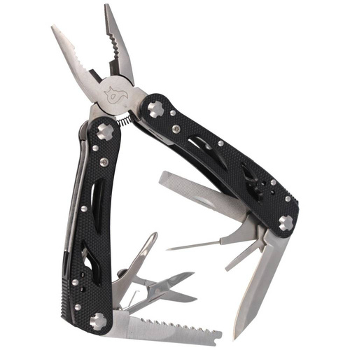 BlackFox - Multitool BF-201 - 9 Tools - Black