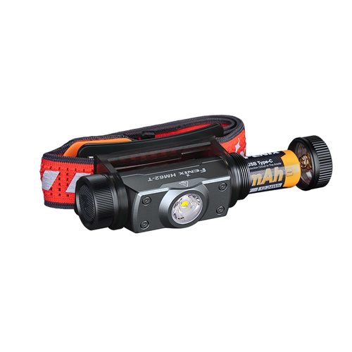 Fenix - LED Flashlight / Headlamp HM62-T - 1200 Lumens - USB-C - Black- 039-601