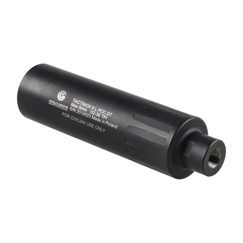 Gomander - Gun Silencer Tactinox 9L PCC DT - 9 mm - 1/2x36 TPI 49 mm - Black