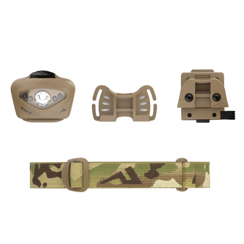 Princeton Tec - VIZZ TAC MPLS Headlamp - TAN / MultiCam - VIZZ-MPLS-MC 