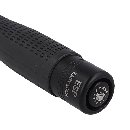ESP - Hardened Ergonomic Easy Lock Telescopic Baton - 18" - Black - ExBT-18HE-BK BHT-54