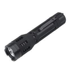 Guard - Thunder Rechargeable LED Flashlight With Stun Gun - 800 000 V - 110 lm - Black - YC-1321