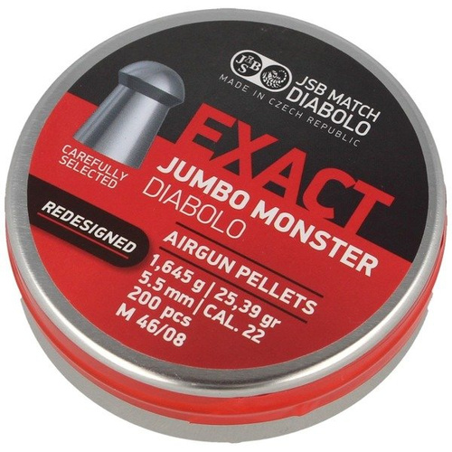 JSB - Exact Jumbo Monster ReDesigned - .22 / 5.52 mm - 200 pcs - 546388-200