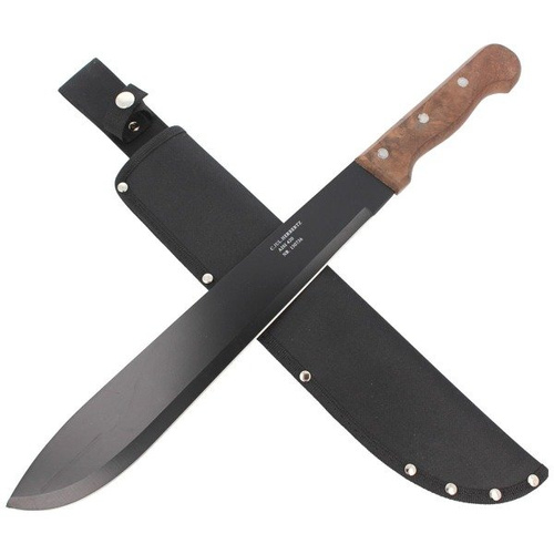 Herbertz Solingen - Heavy Drop Point Machete - 360 mm - Brown - 150746
