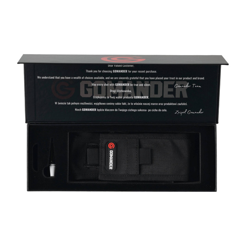Gomander - Hunter 6.5 OB gen2 Hunting Rifle Silencer - Slide On - M14x1 - Black - TB0.10133_1-M14