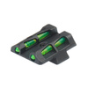 Hiviz - Fiber-Optic Rear Sights for Glock 42/43 Pistols - GLLW11