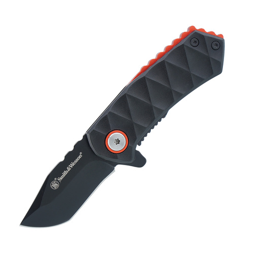 Smith&Wesson - Folding Knife 24/7 - 8Cr13MoV - Clip Point - Black - 1208417