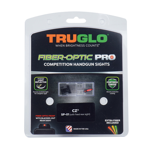 TruGlo - Fiber-Optic Pro Pistol Sights - CZ SP-01 - TG132CZ1