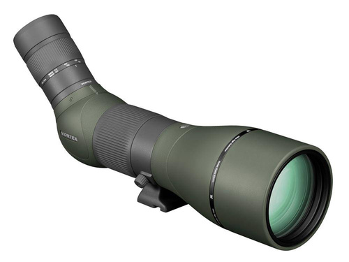 Vortex Optics - Razor HD 27-60x85 Spotting Scope - Angled - Green / Black - RS-85A