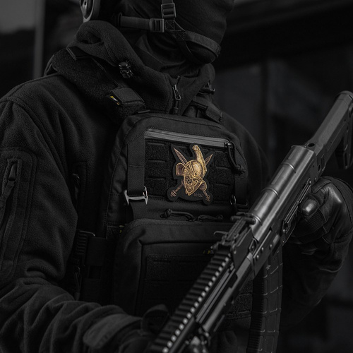 M-Tac - Gladiator Helmet Patch - Embroidery - 500D Cordura - Gold - 51374002