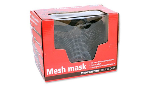 Strike Systems - Metal Mesh Stalker Mask - Black - 17316