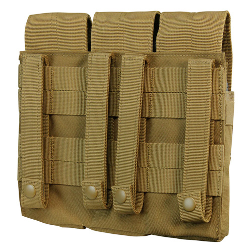 Condor - MOLLE Kangaroo pouch for AK magazines - Triple - Coyote Brown - MA72-498