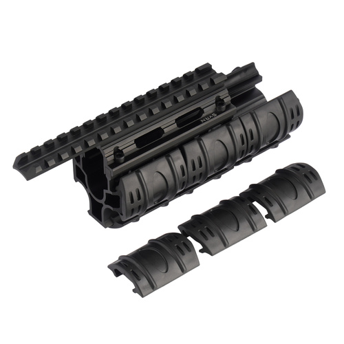 SVRN - RIS / Picatinny Hand Guard for AK - Aluminum - Black - SVRN-AK-HGR-01