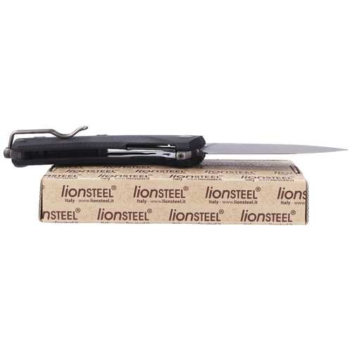 LionSteel - Tactical Knife KUR - Sleipner - Black - KUR BBK