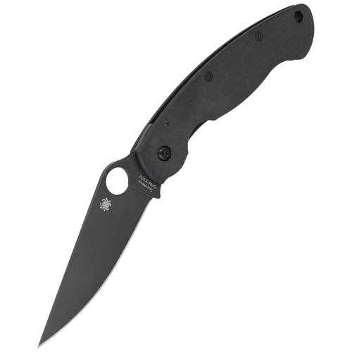 Spyderco - Military™ Model G-10 Black / Black Blade Knife - C36GPBK