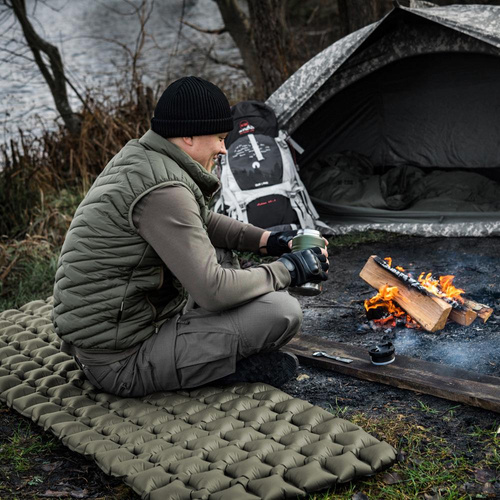 M-Tac - Inflating Sleeping Mat - 195x60 cm - Olive - 60018001