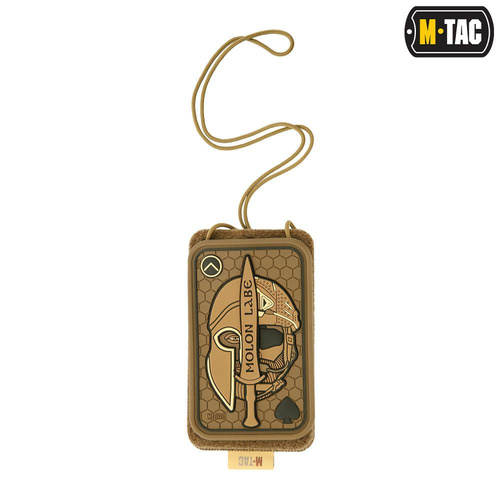 M-Tac - Badge Holder with Transparent Panel - Coyote - 10131005