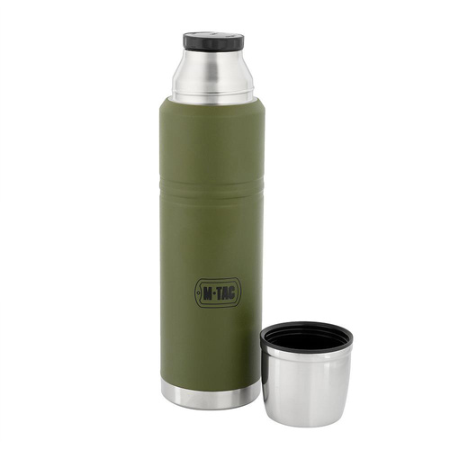 M-Tac - Stainless Steel Thermos - 1000 ml - Olive - UN-B04-1000A