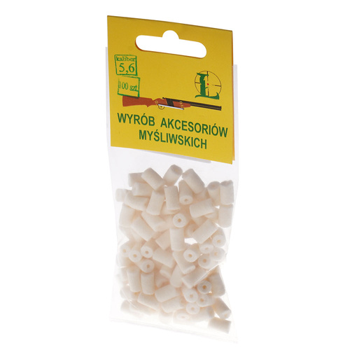 Łuszczek - Felt Wipers for Guns - 5,6mm - 100 pieces - 4-001 - 5,6