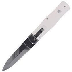Mikov - Spring Knife Predator - ABS White - AISI 420 - White - 241-NH-1/N WHITE