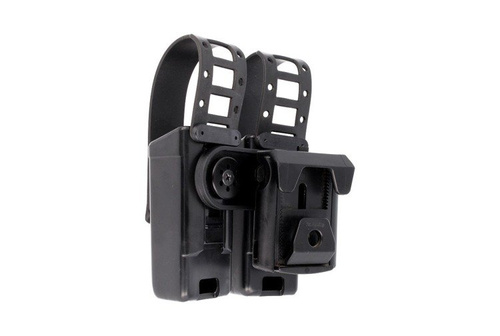 ESP - Double lockable magazine loader for 9 mm / .40 magazine - UBC-01 mounting - Black - MH-04-S BK.