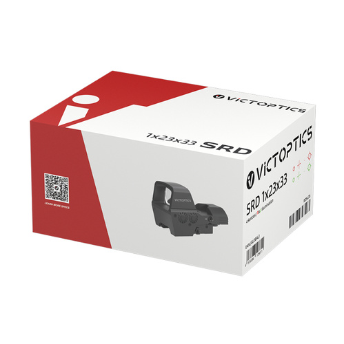 VictOptics - Open Collimator SRD 1x23x33 Four-Reticle - Picatinny QD - Black - RDSL36