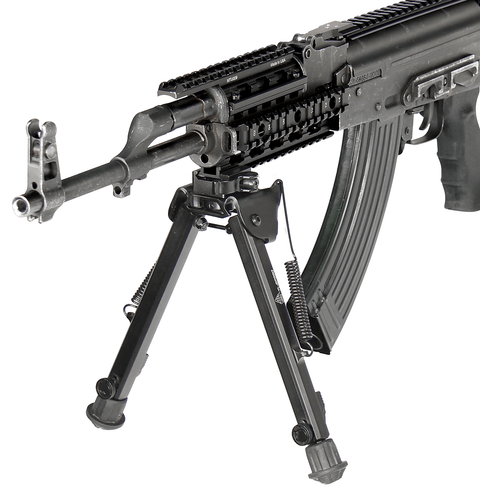 UTG - Folding Bipod Leapers Super Duty - Quick Detach - 8-12.8" - Black - TL-BP99Q