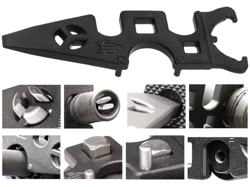 UTG - Universal Mini Wrench for AR15 - Black - TL-ARWR02
