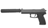 ASG - DL 60 SOCOM Pistol Replica with Silencer - Spring - 15918
