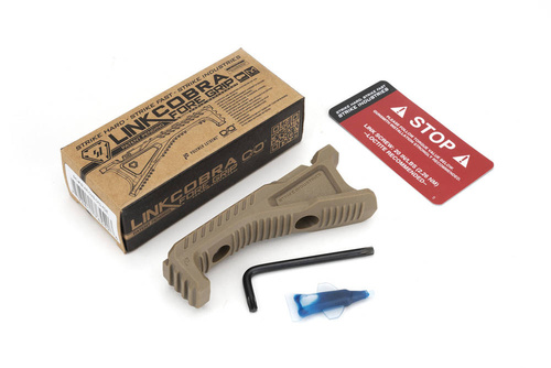 Strike Industries - LINK Cobra Fore Grip - M-LOK / KeyMod - FDE - SI-AR-CMS-CFG-FDE