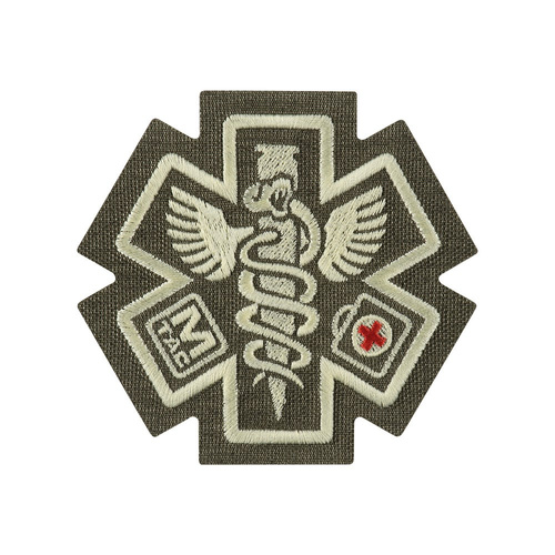 M-Tac - Embroidered Paramedic Medical Patch - Ranger Green - 51432023