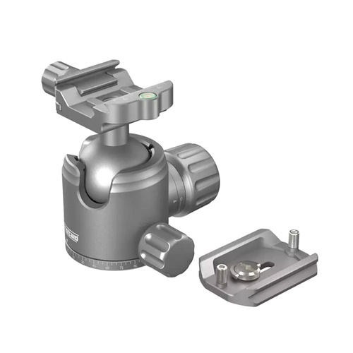 Rokstad - Ball Kit Head 38mm for 3/8"-16 Thread - Picatinny/ARCA - Grey - RSRH-01