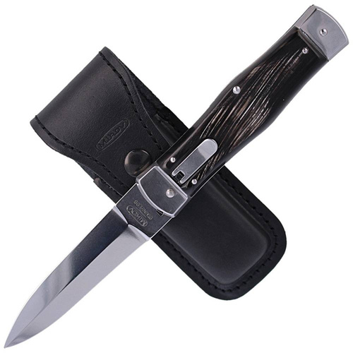 Mikov - Predator Buffalo Horn Spring Knife - Lever Lock - 241-NR-1/HAMMER.