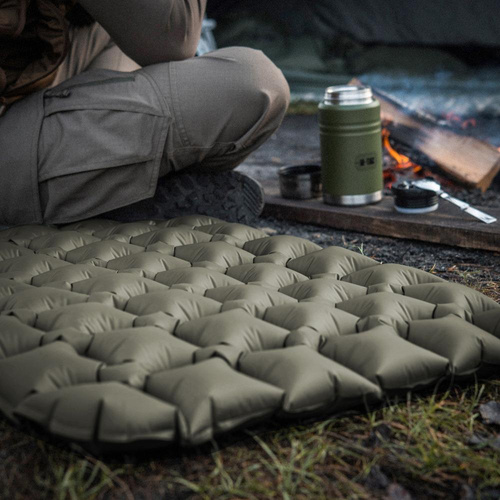M-Tac - Inflating Sleeping Mat - 195x60 cm - Olive - 60018001