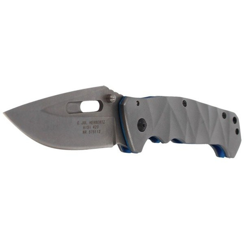 Herbertz Solingen - Knife Clip Point Stone Wash Finish Folder - 575112