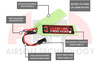 Arma Tech - AEG Battery - LiPo - 7.4V 3300 mAh 35C [1]