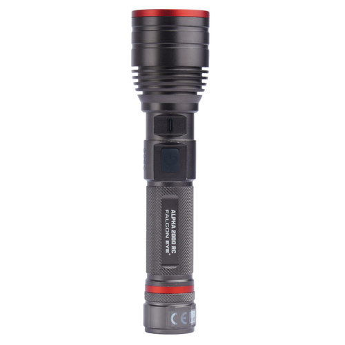 Falcon Eye - Handheld Flashlight Alpha 2000 RC - Strobe - Focus - 2000 lm - Black - FHH0123