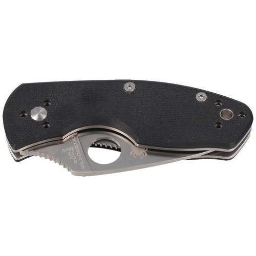 Spyderco - Ambitious G-10 Black Plain Folding Knife - C148GP